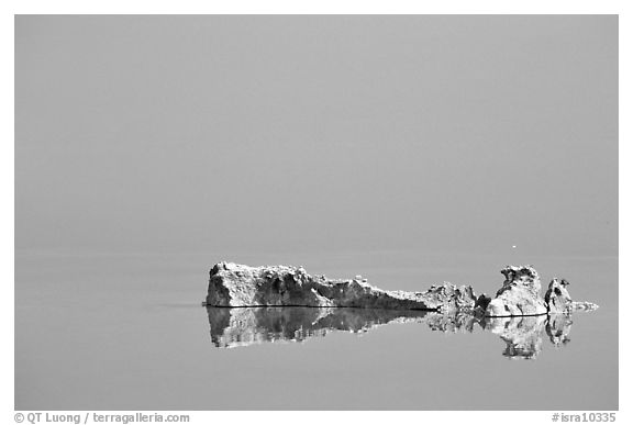 Salt formations reflected in the Dead Sea. Israel