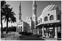 Jumeira Mosque. United Arab Emirates ( black and white)