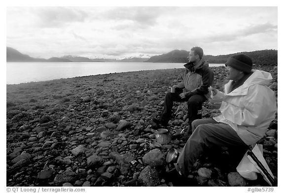 Diner close to Adams Inlet. Glacier Bay National Park, Alaska