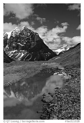 Camp below the Telaquana Mountains. Lake Clark National Park, Alaska