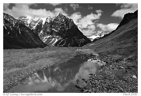 Camp below the Telaquana Mountains. Lake Clark National Park, Alaska