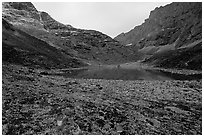 Aquarious Lake III. Gates of the Arctic National Park, Alaska, USA. (black and white)