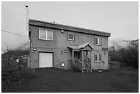 Ranger Station, Anaktuvuk Pass. Gates of the Arctic National Park ( black and white)