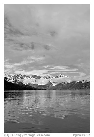 Fairweather range with clearing clouds. Glacier Bay National Park, Alaska, USA.