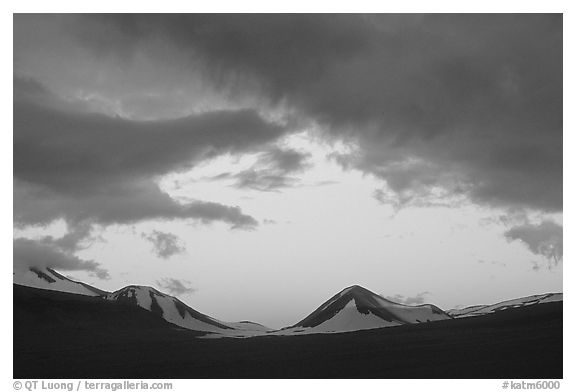 Mt Meigeck, Valley of Ten Thousand Smokes, sunset. Katmai National Park, Alaska, USA.