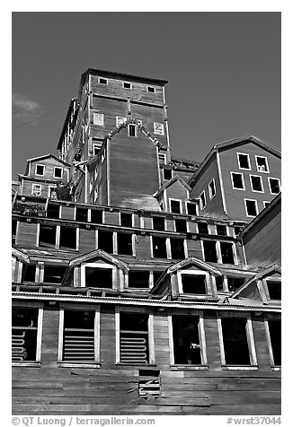 Historic Kennecott copper mill. Wrangell-St Elias National Park, Alaska, USA.