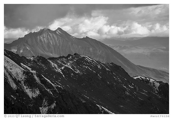 Bonanza Ridge. Wrangell-St Elias National Park, Alaska, USA.