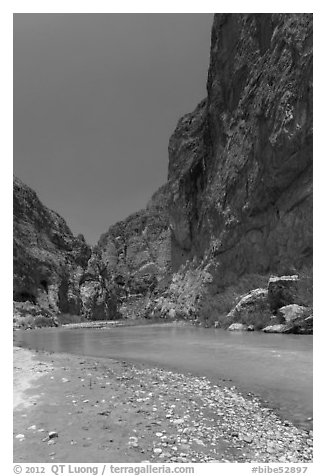 Rio Grande River, Boquillas Canyon. Big Bend National Park, Texas, USA.