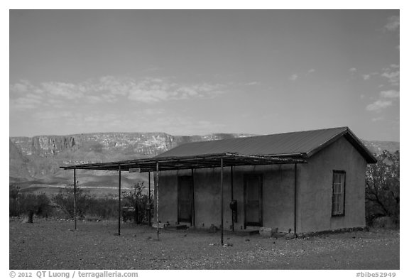 Historic custom house, Castolon. Big Bend National Park, Texas, USA.