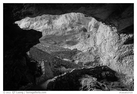 Natural entrance from below. Carlsbad Caverns National Park, New Mexico, USA.