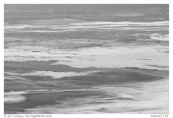 Salt flats seen from Dante's view. Death Valley National Park, California, USA.