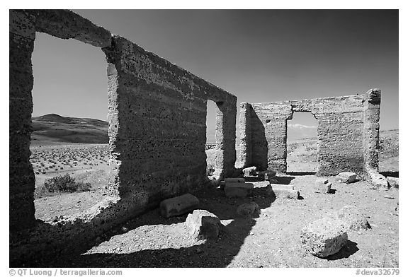 Ashford Mill Ruins. Death Valley National Park, California, USA.