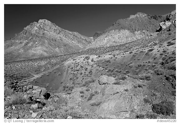 Slopes above Titus Canyon. Death Valley National Park, California, USA.