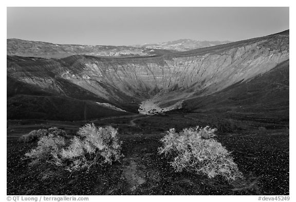 Ubehebe Crater at twilight. Death Valley National Park, California, USA.