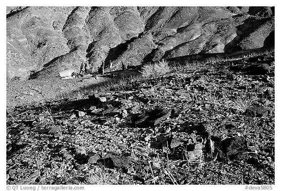 Backcountry camping. Death Valley National Park, California, USA.