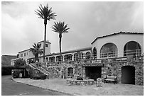 Furnance Creek Inn. Death Valley National Park ( black and white)