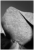 Split rock. Joshua Tree National Park ( black and white)