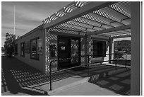 Cottonwood Visitor Center. Joshua Tree National Park ( black and white)