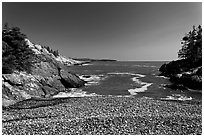 Deep Cove, Isle Au Haut. Acadia National Park ( black and white)