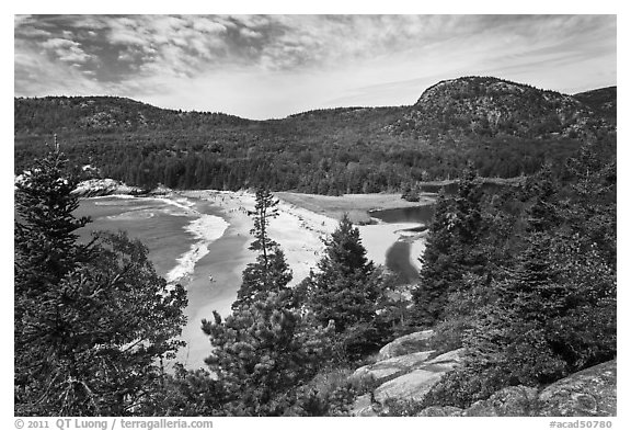 Sand Beach and Behive. Acadia National Park, Maine, USA.