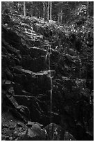 Hadlock Falls. Acadia National Park ( black and white)