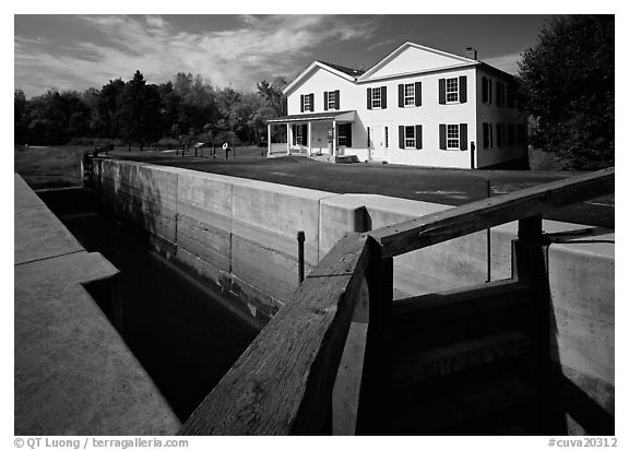 Lock and Canal visitor center. Cuyahoga Valley National Park, Ohio, USA.