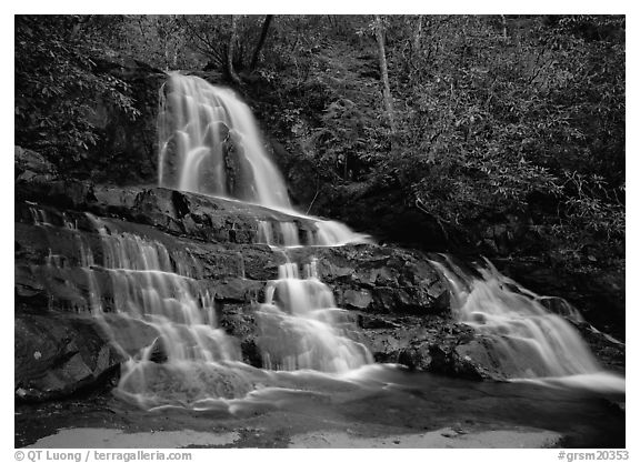 Laurel Falls, Tennessee. Great Smoky Mountains National Park, USA.