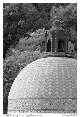 Dome of Quapaw Baths. Hot Springs National Park, Arkansas, USA.