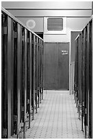 Mens dressing room. Hot Springs National Park ( black and white)