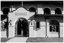 Hale bathhouse. Hot Springs National Park ( black and white)