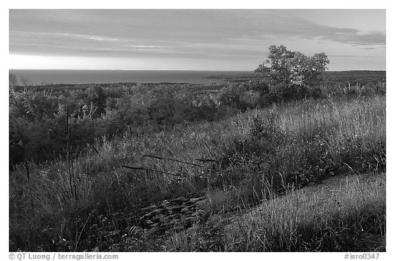 View from the Greenstone ridge. Isle Royale National Park, Michigan, USA.