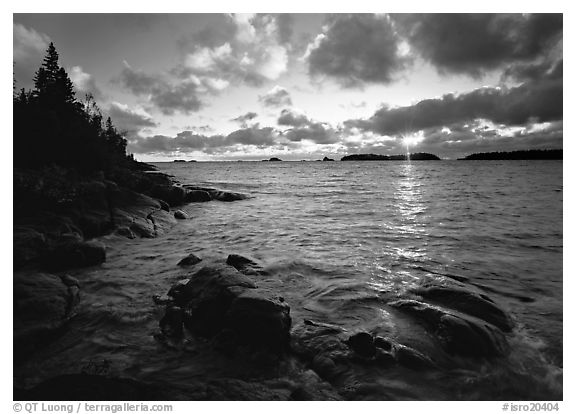 Cove on the Stoll trail. Isle Royale National Park, Michigan, USA.