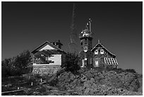 Lighthouse, Passage Island. Isle Royale National Park ( black and white)