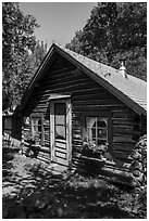 Bangsund Cabin. Isle Royale National Park ( black and white)