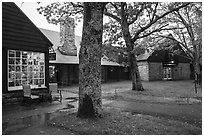 Big Meadows Lodge. Shenandoah National Park ( black and white)