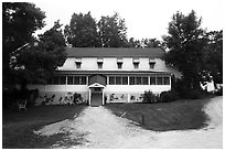 Historic Kettle Falls Hotel. Voyageurs National Park ( black and white)