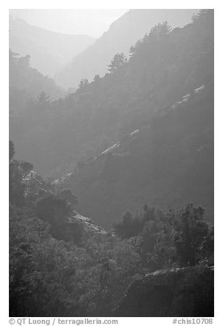 Ridges, Santa Cruz Island. Channel Islands National Park, California, USA.