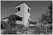 Channel Islands Vistor Center, Ventura harbor. Channel Islands National Park ( black and white)