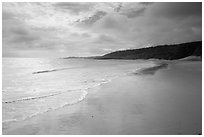 Water Canyon Beach, Santa Rosa Island. Channel Islands National Park ( black and white)