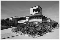 Robert Lagomarsino Visitor Center. Channel Islands National Park ( black and white)