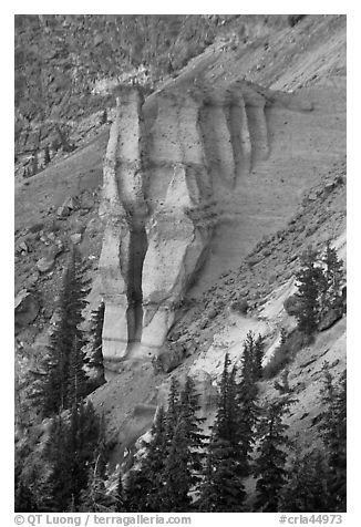 Pumice Castle. Crater Lake National Park, Oregon, USA.