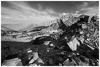 Kearsarge Pass. Kings Canyon National Park ( black and white)