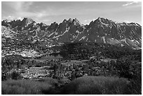 Kearsarge Basin. Kings Canyon National Park ( black and white)