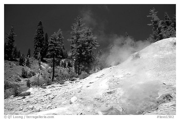 Sulphur works thermal area. Lassen Volcanic National Park, California, USA.