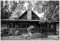 Bakery, Stehekin, North Cascades National Park Service Complex.  ( black and white)