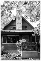 Stehekin Pastry Company, Stehekin, North Cascades National Park Service Complex.  ( black and white)