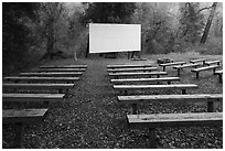 Amphitheater, Pinnacles Campground. Pinnacles National Park ( black and white)