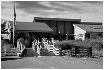 Kuchel Visitor Center. Redwood National Park ( black and white)