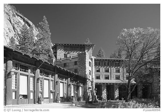 Ahwahnee lodge. Yosemite National Park, California, USA.