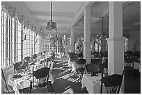 Dinning room, Wawona lodge. Yosemite National Park ( black and white)